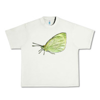 Pistachio Cabbage White Butterfly Urban Heavy Tee - LillyAllenDesigns