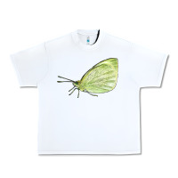 White Cabbage White Butterfly Urban Heavy Tee - LillyAllenDesigns
