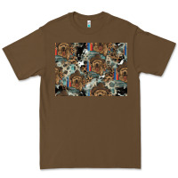 Cacao Dog Pattern Premium Tee - CowhideDigitalArt