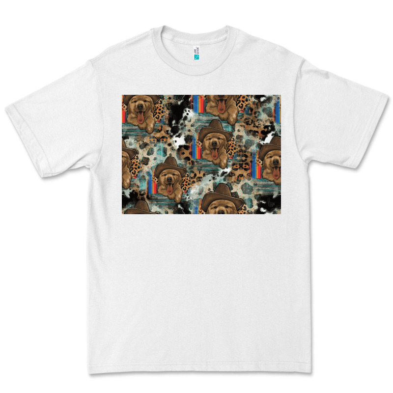 Dog Pattern Premium Tee by CowhideDigitalArt | Teevron