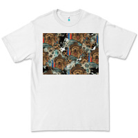 White Dog Pattern Premium Tee - CowhideDigitalArt
