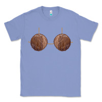 Colony Blue coconut bra easy adult halloween tiki party costume t shirt Classic Tee - linhVisuals