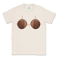 Natural coconut bra easy adult halloween tiki party costume t shirt Classic Tee - linhVisuals