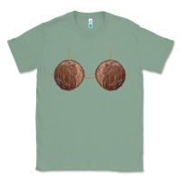 Sage coconut bra easy adult halloween tiki party costume t shirt Classic Tee - linhVisuals