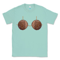 Seafoam coconut bra easy adult halloween tiki party costume t shirt Classic Tee - linhVisuals
