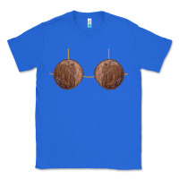True Royal coconut bra easy adult halloween tiki party costume t shirt Classic Tee - linhVisuals