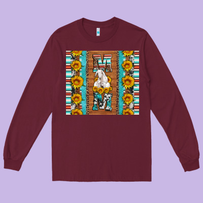Goat Family Mom Sunflowers Serape Leopard Cowhide Tumbler Long Sleeve Tee Designed By Artiststas