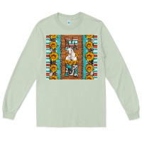 Matcha goat family mom sunflowers serape leopard cowhide tumbler Long Sleeve Tee - Artiststas