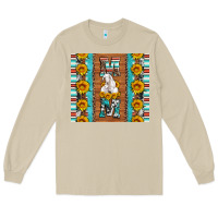 Mushroom goat family mom sunflowers serape leopard cowhide tumbler Long Sleeve Tee - Artiststas
