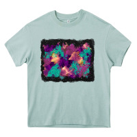 Arona halloween trees and turquoise glitter background Heavy Core Tee - BundleAndBundleShop