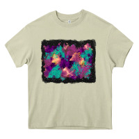 Mossy halloween trees and turquoise glitter background Heavy Core Tee - BundleAndBundleShop