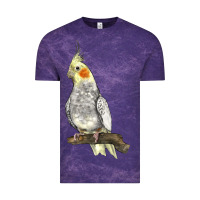 Cloud Purple Cocktail Parrot Vintage Tee - LillyAllenDesigns