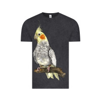 Vintage Black Cocktail Parrot Vintage Tee - LillyAllenDesigns
