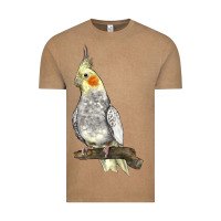 Vintage Coffee Cocktail Parrot Vintage Tee - LillyAllenDesigns