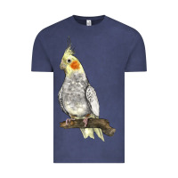 Vintage Denim Cocktail Parrot Vintage Tee - LillyAllenDesigns