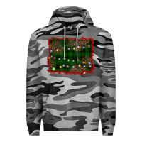 Slate Camo christmas green plaid background Premium Hoodie - BarkalooDesign