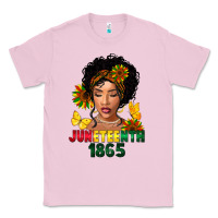 Bubblegum Pink juneteenth 1865 black woman Classic Tee - FaDigitalArtStudio