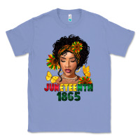 Colony Blue juneteenth 1865 black woman Classic Tee - FaDigitalArtStudio