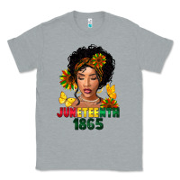 Heather Grey juneteenth 1865 black woman Classic Tee - FaDigitalArtStudio