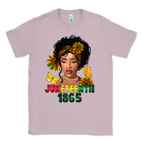 Lilac juneteenth 1865 black woman Classic Tee - FaDigitalArtStudio