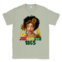 Matcha juneteenth 1865 black woman Classic Tee - FaDigitalArtStudio
