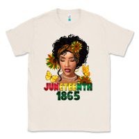 Natural juneteenth 1865 black woman Classic Tee - FaDigitalArtStudio