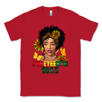 Red juneteenth 1865 black woman Classic Tee - FaDigitalArtStudio