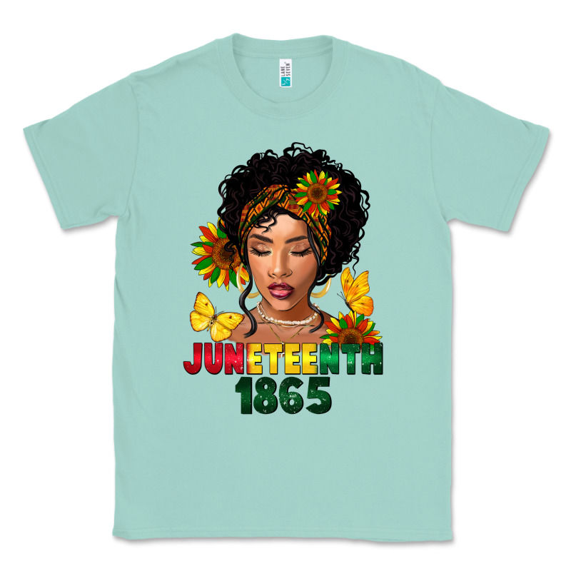Juneteenth 1865 Black Woman Classic Tee by FaDigitalArtStudio | Teevron
