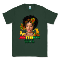 Sports Green juneteenth 1865 black woman Classic Tee - FaDigitalArtStudio
