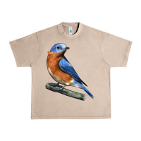 French Oak Eastern Bluebird Urban Heavy Tee - LillyAllenDesigns