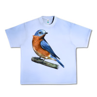 Grape Ice Eastern Bluebird Urban Heavy Tee - LillyAllenDesigns