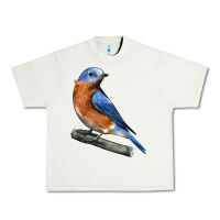 Pistachio Eastern Bluebird Urban Heavy Tee - LillyAllenDesigns