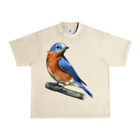 Sandshell Eastern Bluebird Urban Heavy Tee - LillyAllenDesigns
