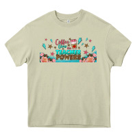 Mossy coffe gives me teacher powers libbey glass Heavy Core Tee - BundleAndBundleShop