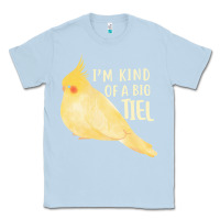 Dusty Blue cockatiel t  shirt i’m kind of a big tiel t  shirt Classic Tee - linhVisuals