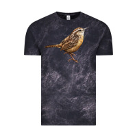 Cloud Black Ccarolina Wren Vintage Tee - LillyAllenDesigns