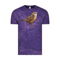 Cloud Purple Ccarolina Wren Vintage Tee - LillyAllenDesigns