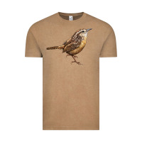 Vintage Coffee Ccarolina Wren Vintage Tee - LillyAllenDesigns
