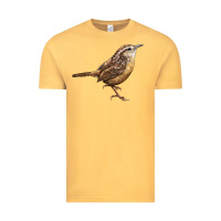 Vintage Mustard Ccarolina Wren Vintage Tee - LillyAllenDesigns