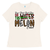Bone If you Drink Don't Drive Do the Watermelon Crawl Ladies Tee - CowhideDigitalArt