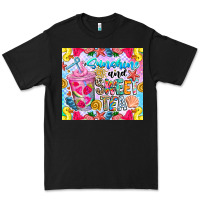 Black summer vibes with sweet tea Premium Tee - CowhideDigitalArt