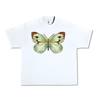 White Cabbage Butterfly Urban Heavy Tee - LillyAllenDesigns