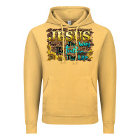 Vintage Mustard jesus the way the truth the life Vintage Hoodie - BarkalooDesign
