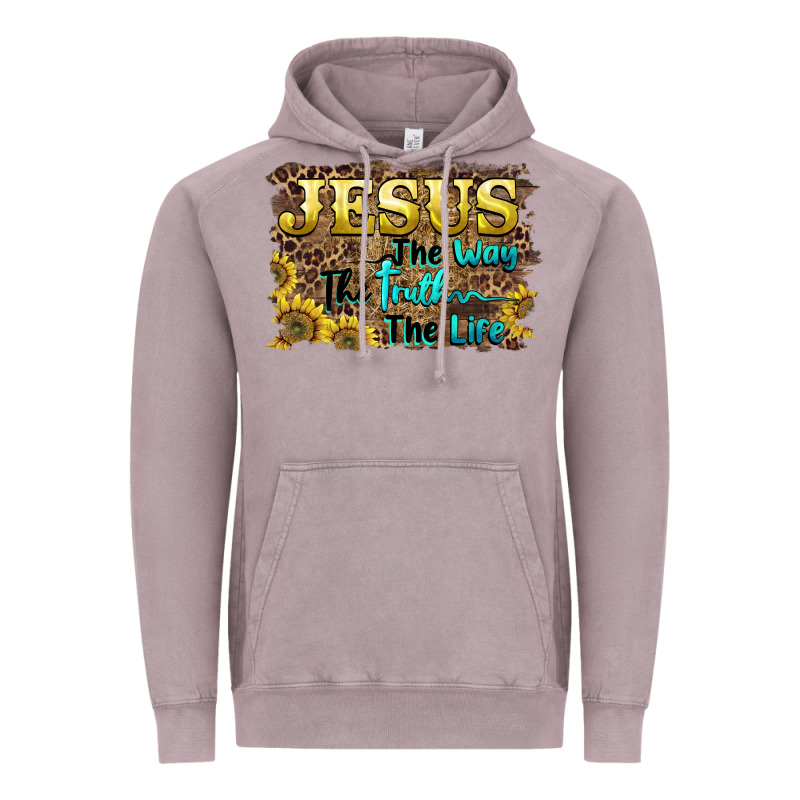 Jesus The Way The Truth The Life Vintage Hoodie by BarkalooDesign | Teevron