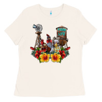 Bone farm life chicken Ladies Tee - SublimationCraftShop