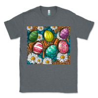 Charcoal Heather Easter Eggs Tumbler Classic Tee - BundleAndBundleShop