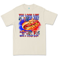 You Look Like 4th Of July Makes Me Hot Dog Want A Premium Tee | Teevron
