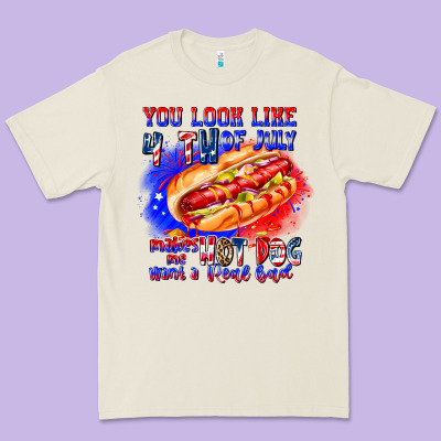 You Look Like 4th Of July Makes Me Hot Dog Want A Premium Tee Designed By Cowhidedigitalart