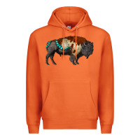 Carrot gemstone bison Premium Hoodie - RanaPortraitStore