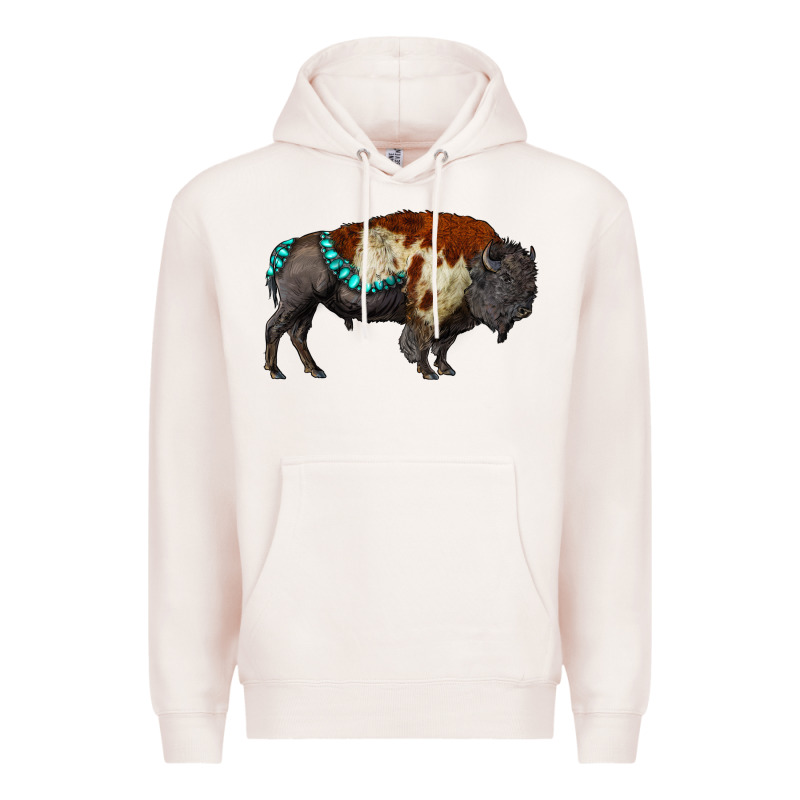 Gemstone Bison Premium Hoodie by RanaPortraitStore | Teevron